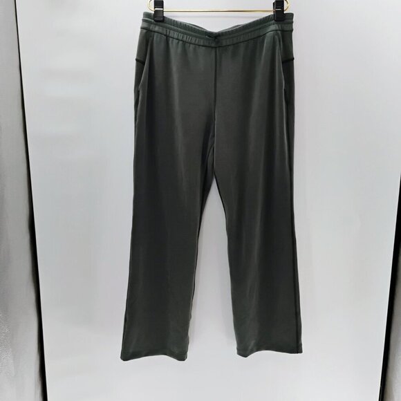 Lululemon Softstreme High-Rise Pant Size 14 r Grey Eucalyptus - Picture 2 of 14